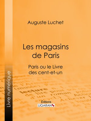 cover image of Les magasins de Paris